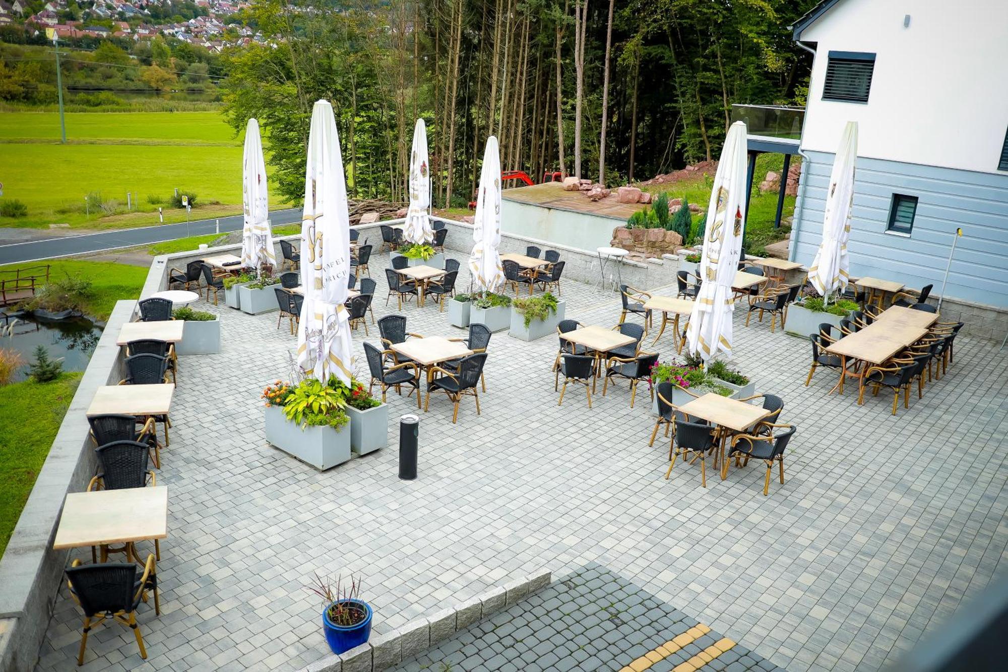 Main Spessart Terrasse Hotel & Restaurant Gemunden am Main Esterno foto